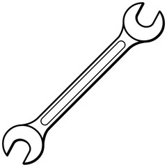 Open End Wrench Illustration