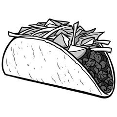 Taco Illustration