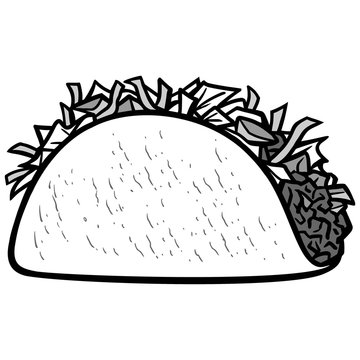 Taco Icon Illustration