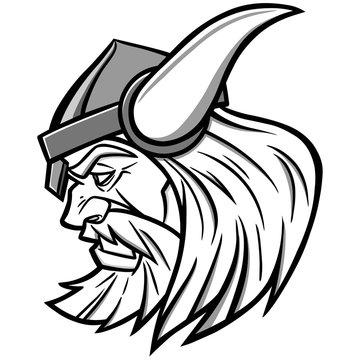 Viking Mascot Illustration