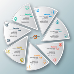 Abstract 3D Paper Infographics