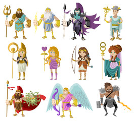 olympian roman and greek gods and goddesses