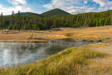 Landscape of Yellowstone National Park