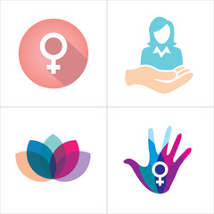 Fototapeta premium Women's Health Services Icon