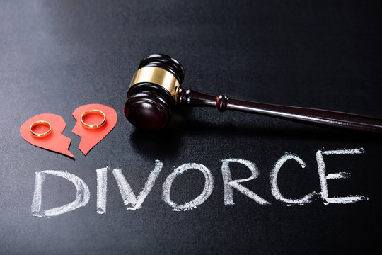 Close-up Of Divorce Concept
