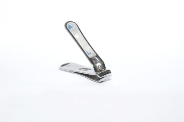 nail clipper on white background