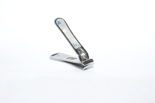 nail clipper on white background