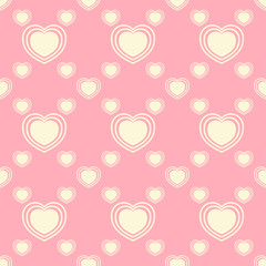 Seamless pattern with heart. vector background. Holiday texture. pattern for Happy Valentine's Day 
