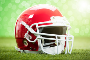 Fototapeta premium Close-up Of Rugby Helmet