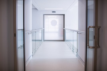 View of hospital corridor