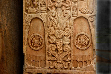 Pillar Carving at Sanchi