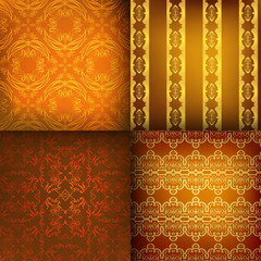set of patterns Arabic background
