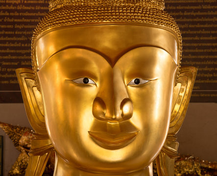 Phra phud in Wat Phra Thong Temple at Phuket, Thailand