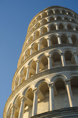 Details of the tower of Pisa