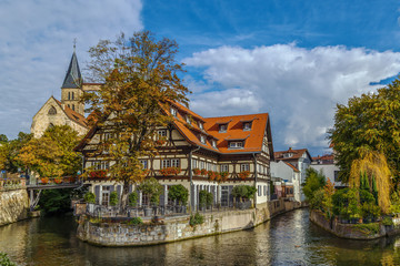 View of Esslingen am Neckar, Germany - obrazy, fototapety, plakaty
