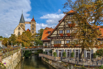 View of Esslingen am Neckar, Germany