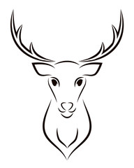 Beautiful Deer Head Object