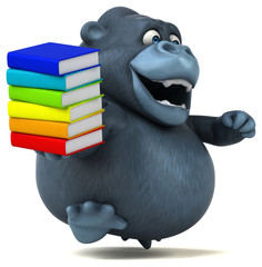 Fun gorilla - 3D Illustration