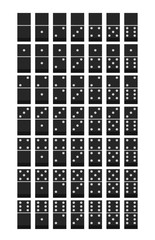 Domino. Flat style design - vector