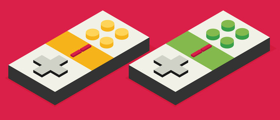 Gaming isometric vector