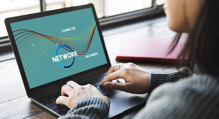 Network Communication Connection Web concept