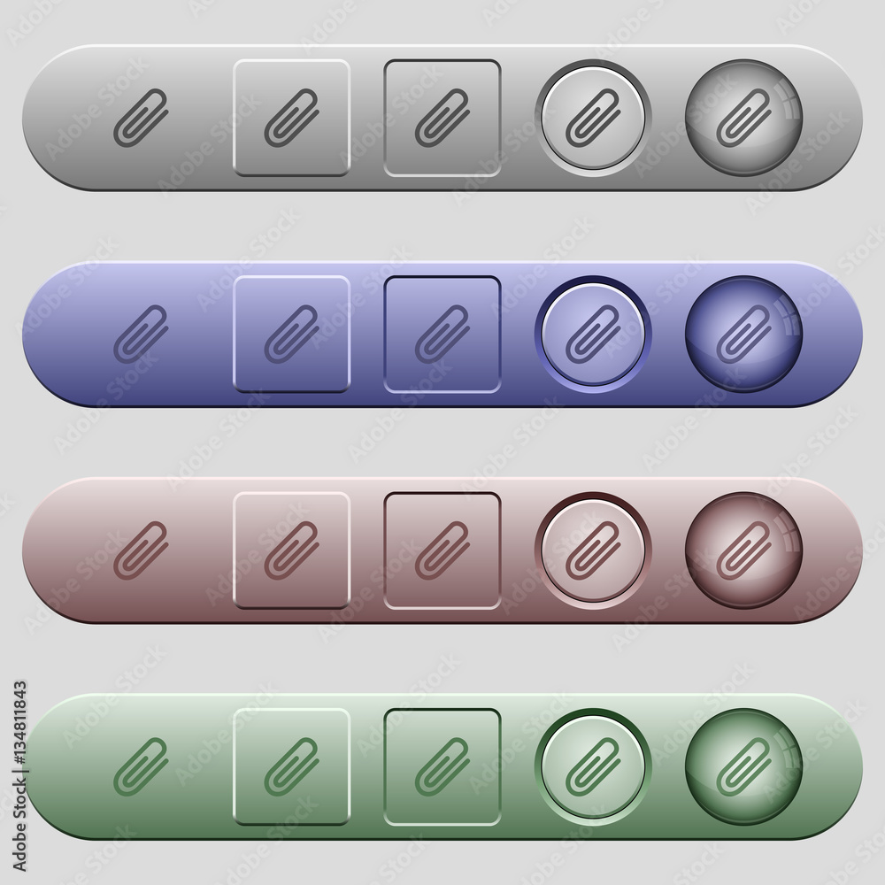 Poster attachment icons on menu bars