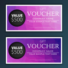 Gift voucher template