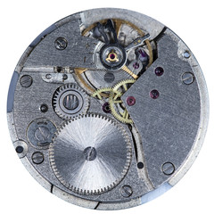 clockwork vintage mechanical watch, high resolution and detail