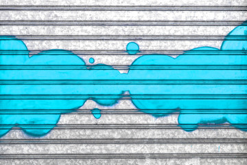 Light blue bubbles
