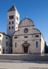 Fototapeta na wymiar Church and Monastery of St. Mary in Zadar, Croatia