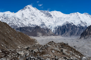 Obraz premium Cho Oyu mountain peak, Everest region, Nepal