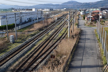 Fototapeta premium 羽越本線の線路