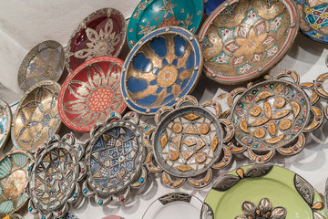 Fototapeta premium Traditional Tagine Morocco souvenirs in Fes (Fez) 