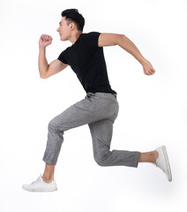 young man jump