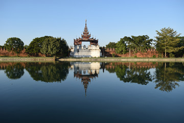 Mandalay Palace in Myanmar