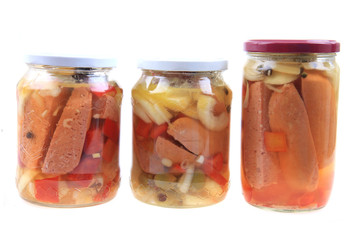 traditional czech food called utopenec