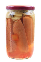 traditional czech food called utopenec