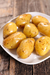 boiled potato