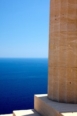 Colonne dorique, Grèce.