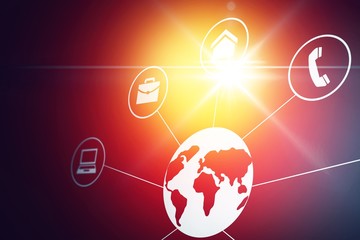 Various communication icons