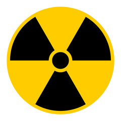 Ionizing Radiation Symbol Attention Danger Warning Sign - 134821425