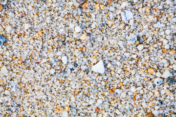 Close up view of hard sand texture for blur background