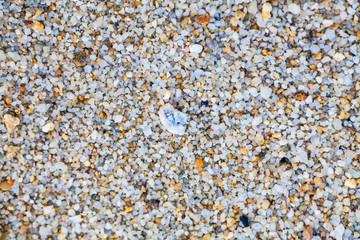 Close up view of hard sand texture for blur background