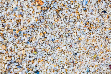 Close up view of hard sand texture for blur background