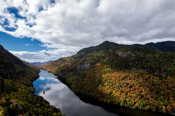 View from Indian Head cliff at Adirondack Park, New York, USA. © jamznb