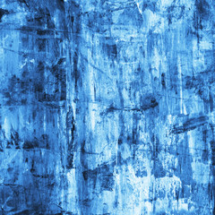 Grunge blue background with space for text