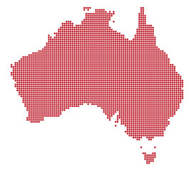 Australia Dot Map