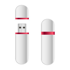 Flash Drive template USB memory vector