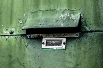 old rusty mailbox