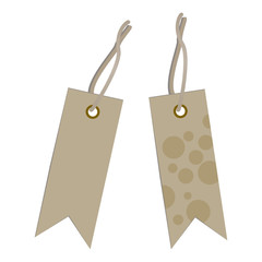 Set of  labels with circles isolated on a white background